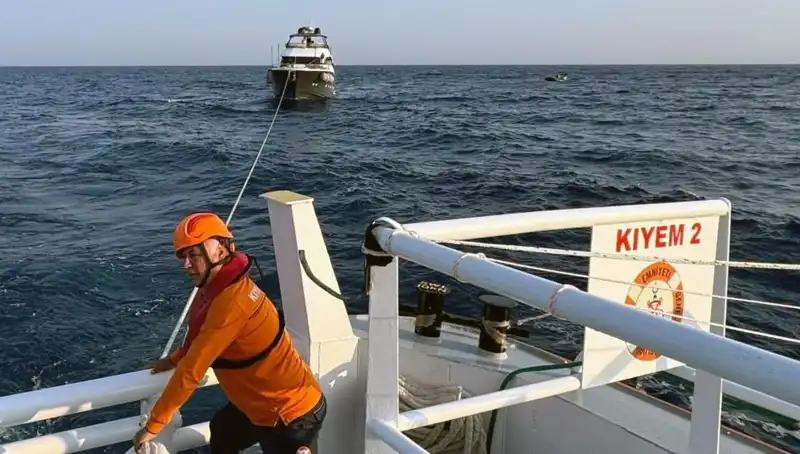 Marmaris’te Sürüklenen Tekne Korku Dolu Anlar Yaşattı