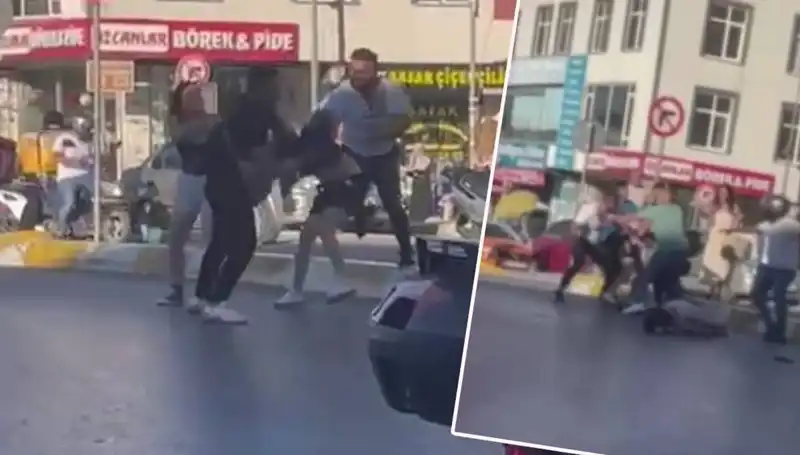 Esenyurt'ta Motosikletli Kadınlara Dayak: Dehşet Anları Kamerada