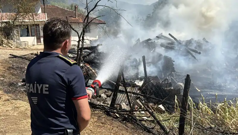 Yangın Evden Ormana Sıçradı: Ekiplerin Müdahalesi Devam Ediyor!