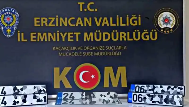 Erzincan'da APP Plaka Operasyonu: Suç Tespiti ve Gözaltılar