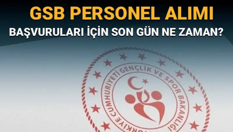 Gençlik ve Spor Bakanlığı Personel Alımı Başvuru Süreci Başladı!