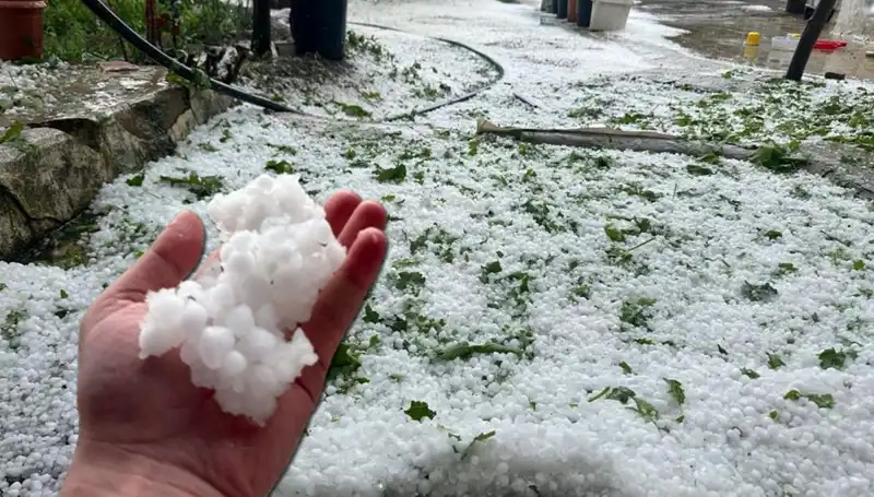 Haziran Ayında Yaşanan Dolu Olayı Herkesi Şaşırttı