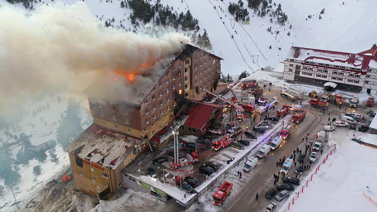 Bolu'da otel yangınında can kaybı 66'ya yükseldi, 51 yaralı var