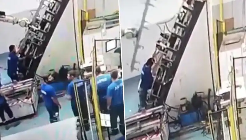 Fabrikada Şok Edici Kaza: Makine Çalışanın Sırtına Saplandı!